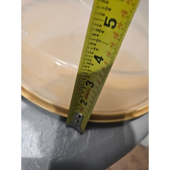 Tupperware 12" x 3" Gold Pie Cake Keeper - Picture 5 of 7